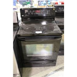 LG BLACK GLASS TOP STOVE