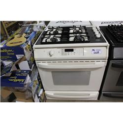 KENMORE WHITE NATURAL GAS OVEN