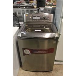 LG SILVER WAVE FORCE GLASS TOP WASHING MACHINE