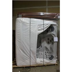 50 S/S JET HOT TUB SILVER GREY / RUST / RUST