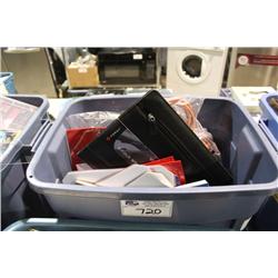 BIN OF OFFICE SUPPLIES