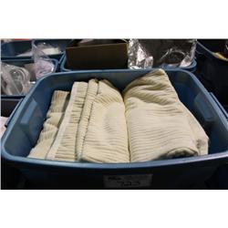 BIN OF TOWELS