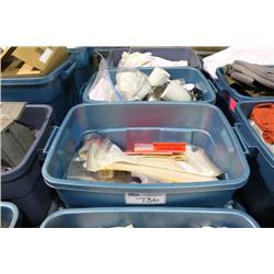 BIN OF EVIDENCE BAGS