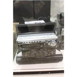 CLARION AMP & 2 CAR STEREOS