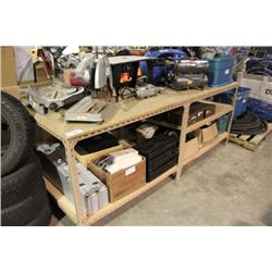 METAL & WOOD WORK BENCH