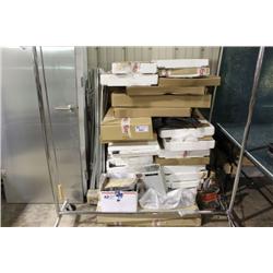 PALLET OF TELEVISION STANDS