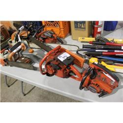 2 GAS CHAINSAWS