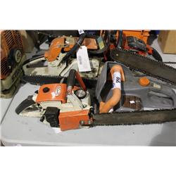 GAS CHAINSAW & ELECTRIC CHAINSAW