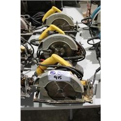 3 DEWALT SKILL SAWS