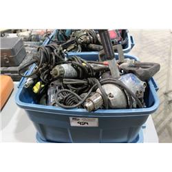 BIN OF ELECTRICAL TOOLS