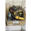 Image 1 : BOX OF ELECTRIC DRILLS & TOOLS