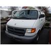 Image 1 : 2001 WHITE DODGE RAM 1500 CARGO VAN