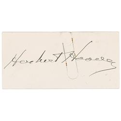 Herbert and Lou Henry Hoover