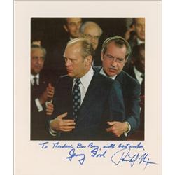 Richard Nixon and Gerald Ford