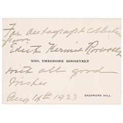Edith K. Roosevelt