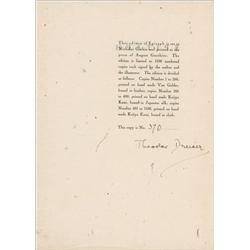 Theodore Dreiser
