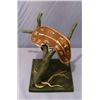Image 1 : PROFILE OF TIME MAGNIFICENT BRONZE SCULPTURE AFTER SALVADOR DALI