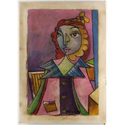 WOMAN AFTER PABLO PICASSO DRAWING