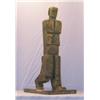 Image 5 : MAN WALKING MAGNIFICENT BRONZE SCULPTURE AFTER FRITZ WOTRUBA