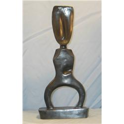 YOUNG MAN MAGNIFICENT BRONZE SCULPTURE AFTER MAX ERNST