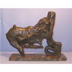 EL GRAN MASTURBADOR MAGNIFICENT BRONZE SCULPTURE AFTER SALVADOR DALI