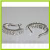 Image 2 : Genuine  1.07 ctw Diamond Earring 18KT White Gold 