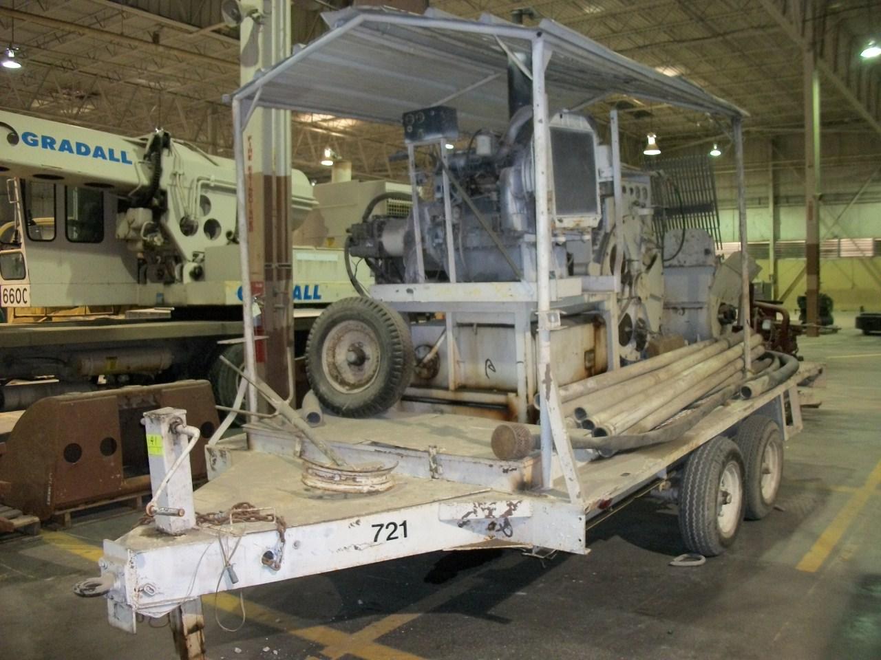 1982 Mud Jack Pump w/Trailer