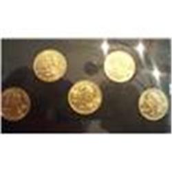 2004 24K Gold Plated State Quarter Set