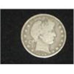 Semi-Key Date1904-O Silver Barber Half Dollar
