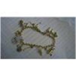 18K Gold Golf Bracelet, 27.3 Grams