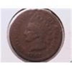 RARE 1867 Indian Cent
