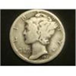 1931-D Silver Mercury Dime