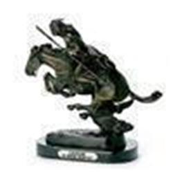 Cheyenne Bronze Remington Sculpture