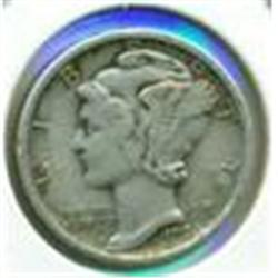 1920-D Silver Mercury Dime