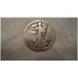 1918-S Silver Walking Half Dollar