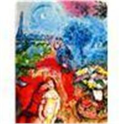 Marc Chagall "Musical Serenade" Lithograph