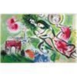 Chagall "Romeo and Juliet" Lithograph, Ltd. Edition, W/COA