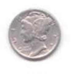 1928-S Silver Mercury Dime