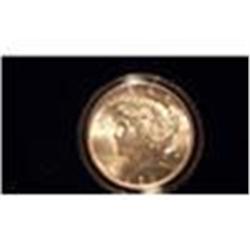 1924 Uncirculated Silver Peace Dollar