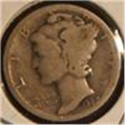 1927-D Silver Mercury Dime