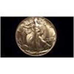 1944 Brilliant Uncirculated Walking Half Dollar