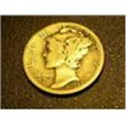 1925-S Silver Mercury Dime