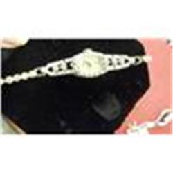 Stunning Hamilton Platinum 10 Carats of Diamond Watch