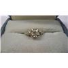 Image 1 : Stunning 1/2 CT Center Diamond 14K Gold Ring, 6.5 grams