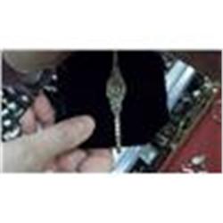 2 Carat Diamond, 14K Gold Ladies Hamilton Vintage Watch