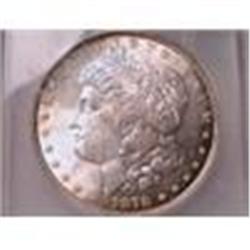 VERY RARE 1878 7/8TF STRONG Morgan Dollar, MS60 ICG