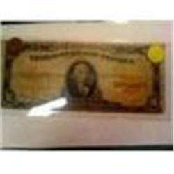 RARE 1922 $10 Gold Note