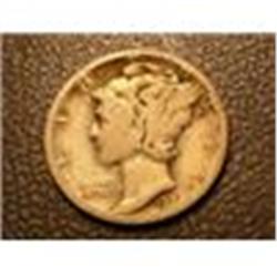 1927-S Silver Mercury Dime