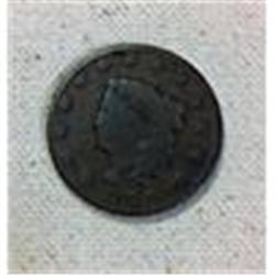 1825 Large One Cent - Coronet Type