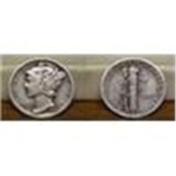 1930-S Silver Mercury Dime